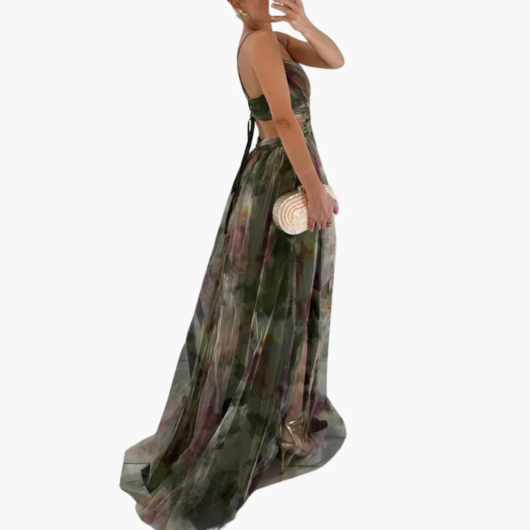 Elegantes Maxikleid für Damen mit - floralem Muster Glamourös - Image 8
