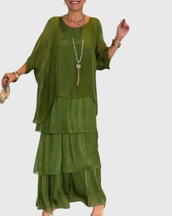 Elegantes Maxikleid für Frauen | Fließendes Sommerkleid für besondere Anlässe - Image 12