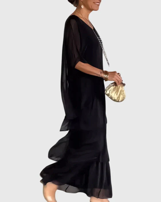 Elegantes Maxikleid für Frauen | Fließendes Sommerkleid für besondere Anlässe - Image 2