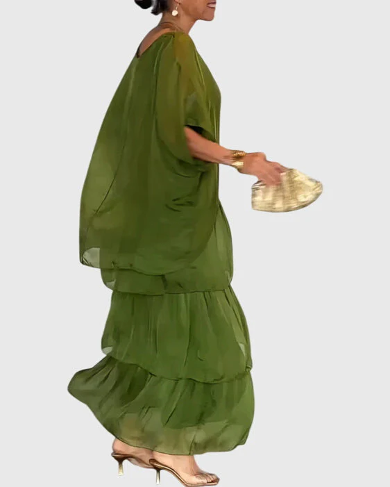 Elegantes Maxikleid für Frauen | Fließendes Sommerkleid für besondere Anlässe - Image 4