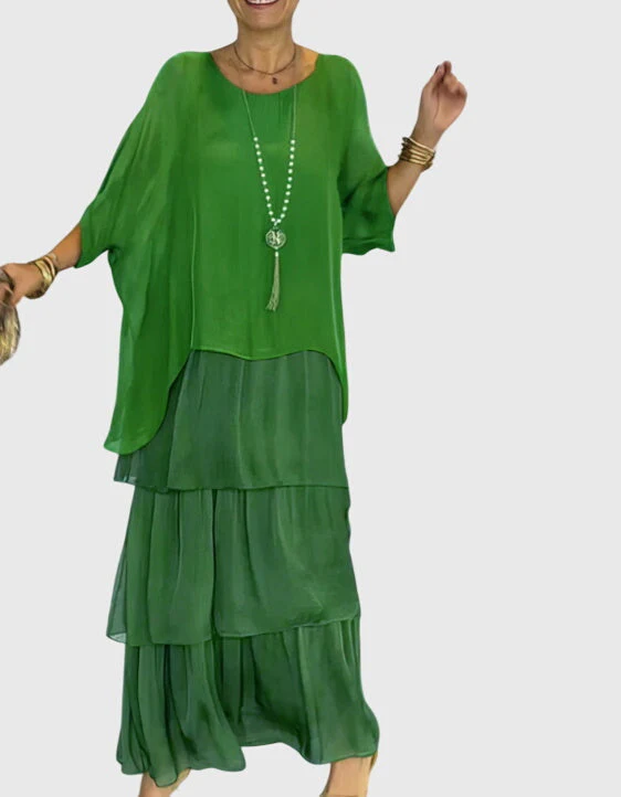 Elegantes Maxikleid für Frauen | Fließendes Sommerkleid für besondere Anlässe - Image 5