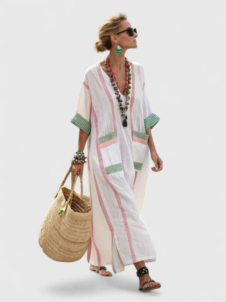 Elegantes Maxikleid für Frauen – Sommerkleid im Boho-Stil - Image 7
