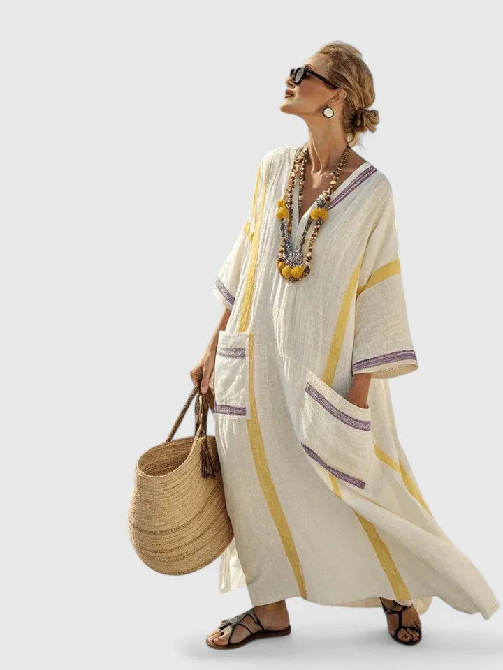 Elegantes Maxikleid für Frauen – Sommerkleid im Boho-Stil - Image 8