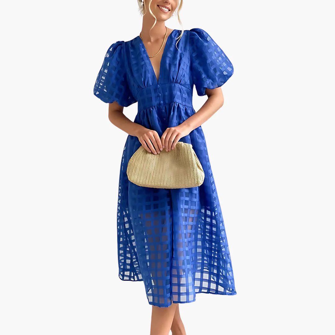 Elegantes Midikleid für Damen - Sommerliches Chic-Kleid - Image 2