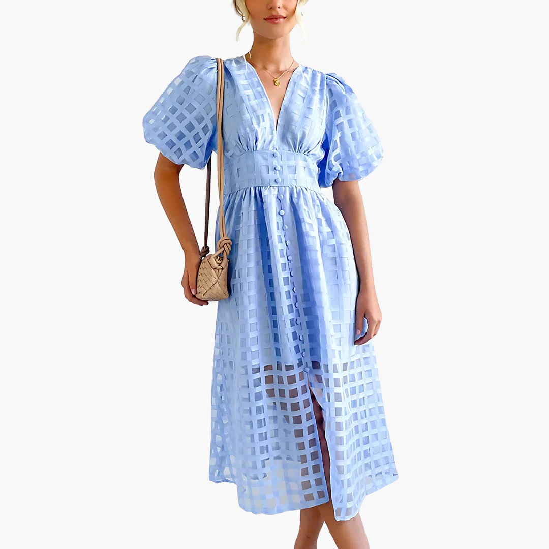 Elegantes Midikleid für Damen - Sommerliches Chic-Kleid - Image 3