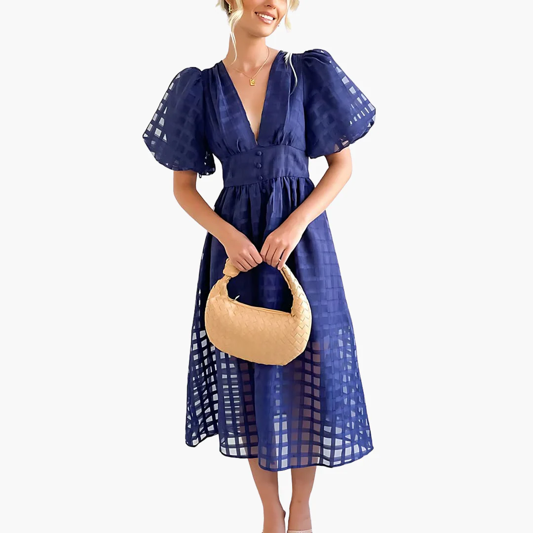 Elegantes Midikleid für Damen - Sommerliches Chic-Kleid - Image 4