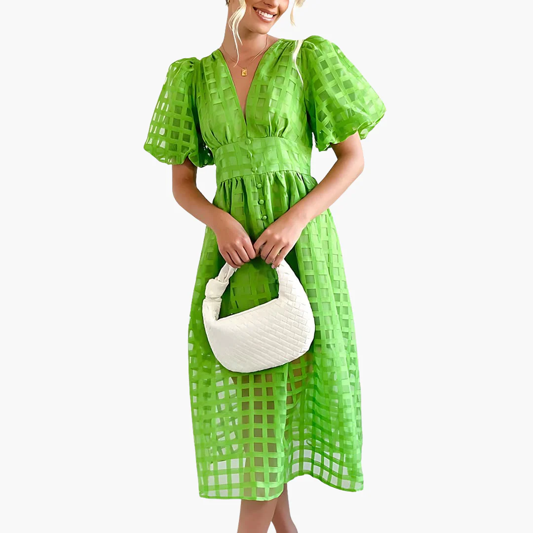 Elegantes Midikleid für Damen - Sommerliches Chic-Kleid - Image 5