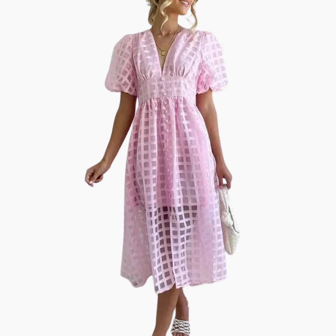 Elegantes Midikleid für Damen - Sommerliches Chic-Kleid - Image 6