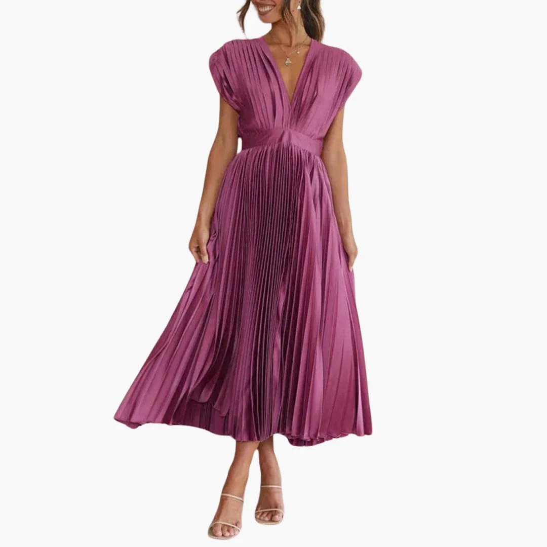 Elegantes Midikleid mit V-Ausschnitt - Damen Abendmode Farfetch - Image 12