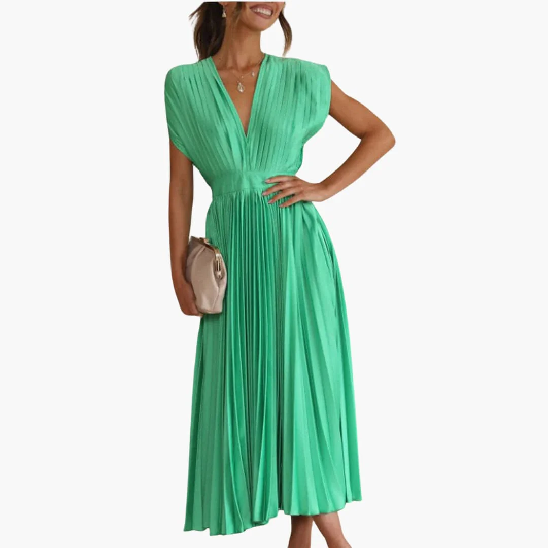 Elegantes Midikleid mit V-Ausschnitt - Damen Abendmode Farfetch - Image 14