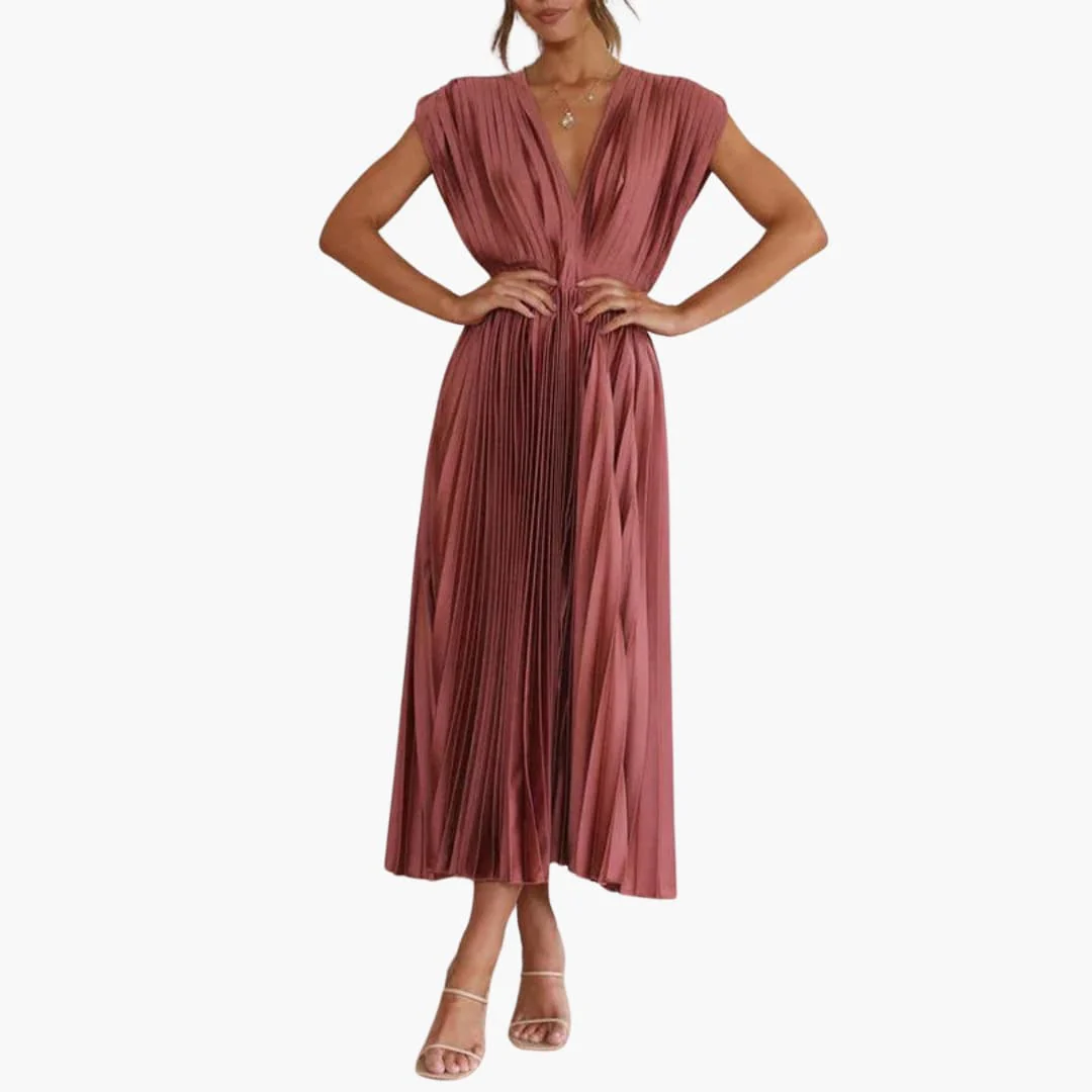 Elegantes Midikleid mit V-Ausschnitt - Damen Abendmode Farfetch - Image 16