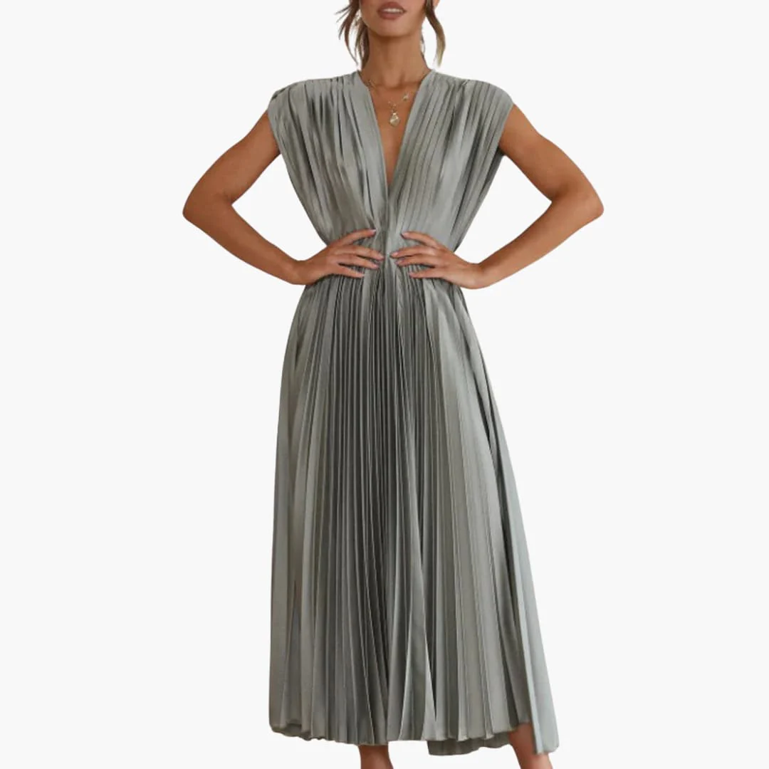 Elegantes Midikleid mit V-Ausschnitt - Damen Abendmode Farfetch - Image 17