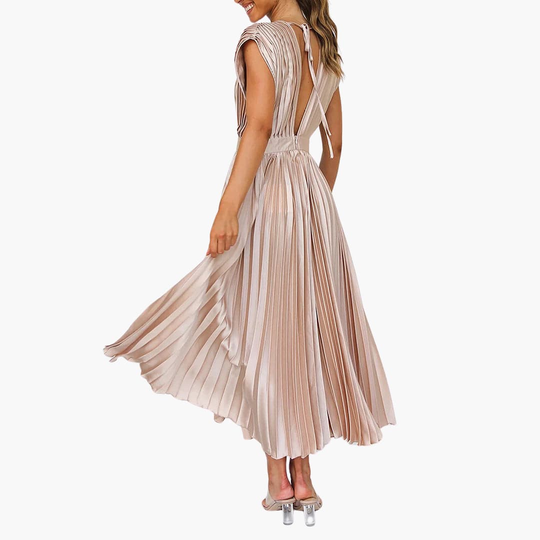 Elegantes Midikleid mit V-Ausschnitt - Damen Abendmode Farfetch - Image 19