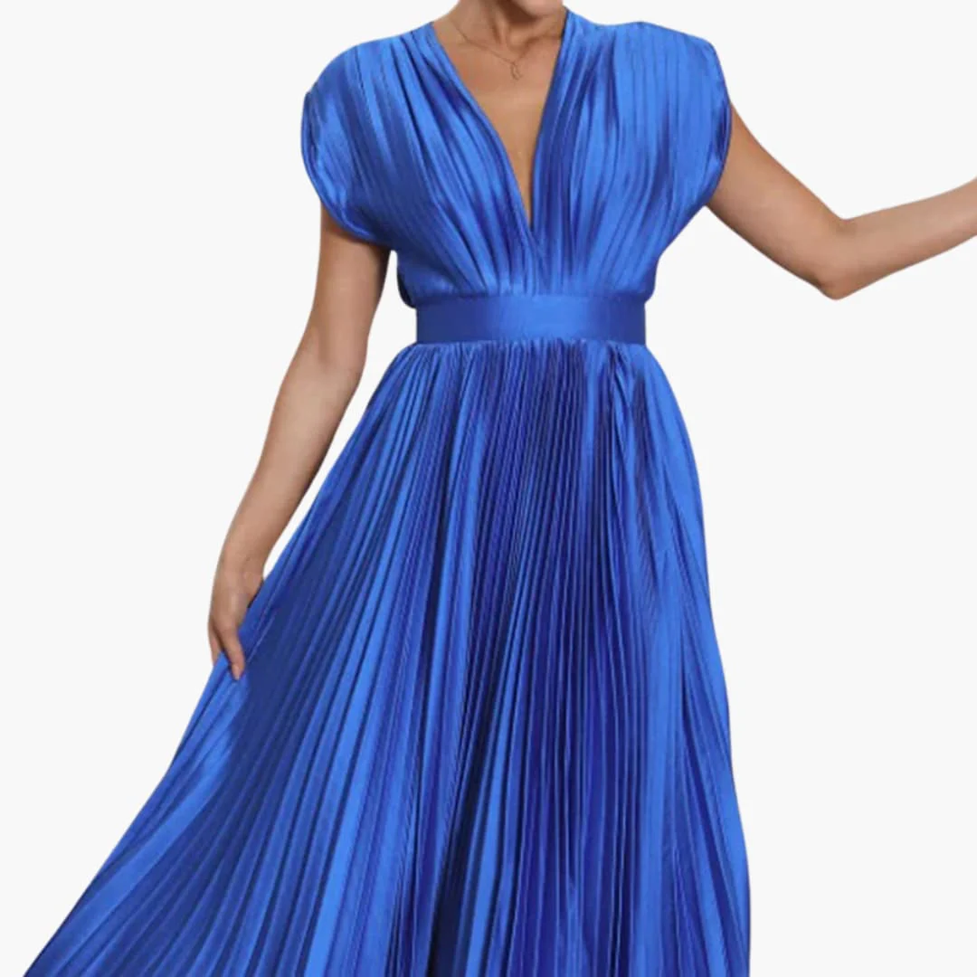 Elegantes Midikleid mit V-Ausschnitt - Damen Abendmode Farfetch - Image 2
