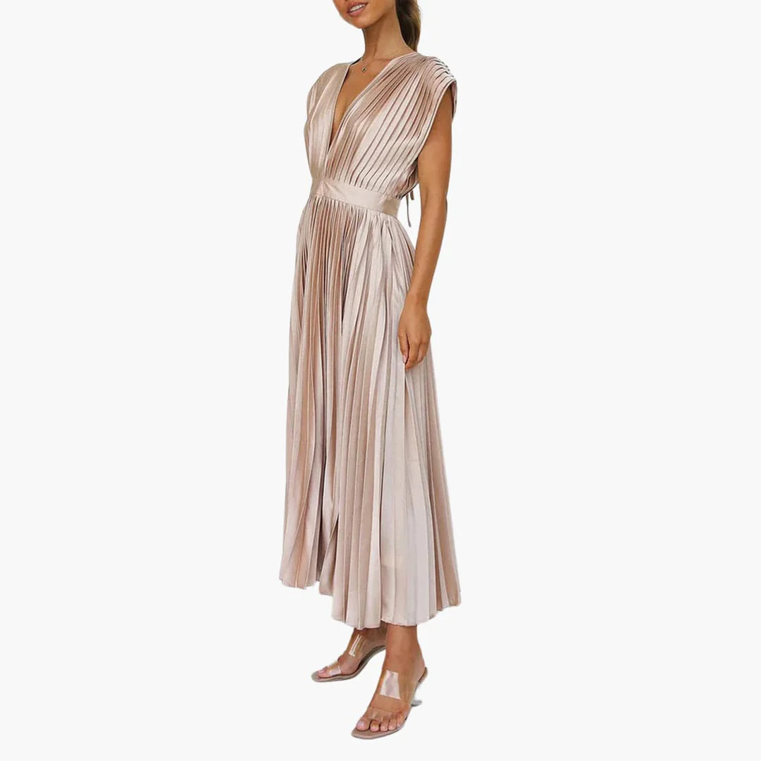 Elegantes Midikleid mit V-Ausschnitt - Damen Abendmode Farfetch - Image 20