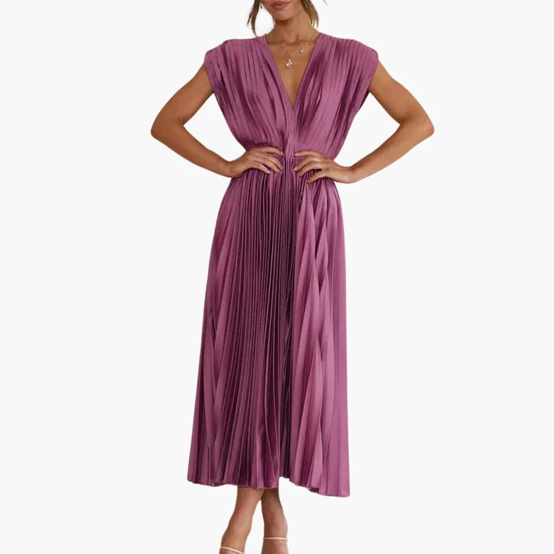 Elegantes Midikleid mit V-Ausschnitt - Damen Abendmode Farfetch - Image 21