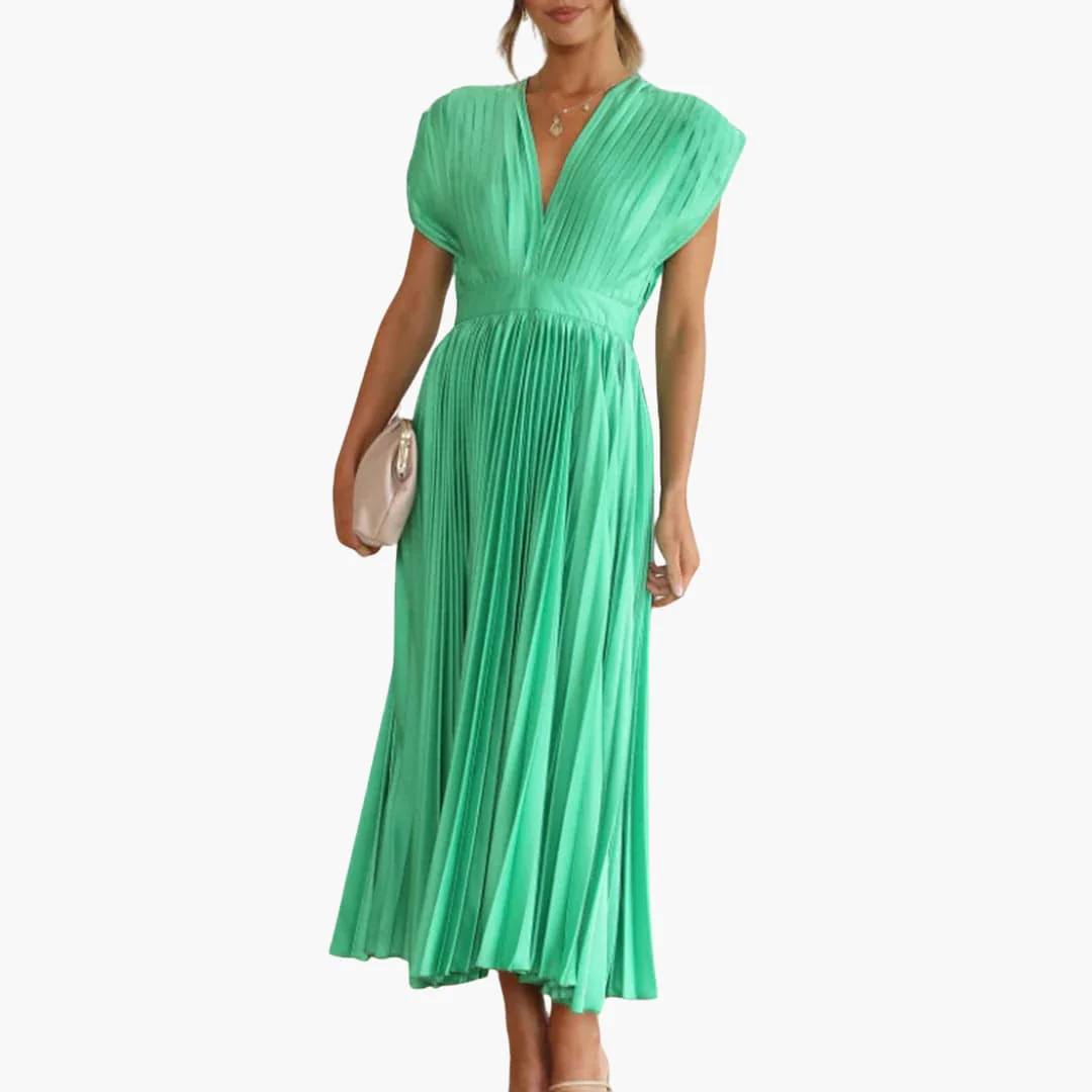 Elegantes Midikleid mit V-Ausschnitt - Damen Abendmode Farfetch - Image 5