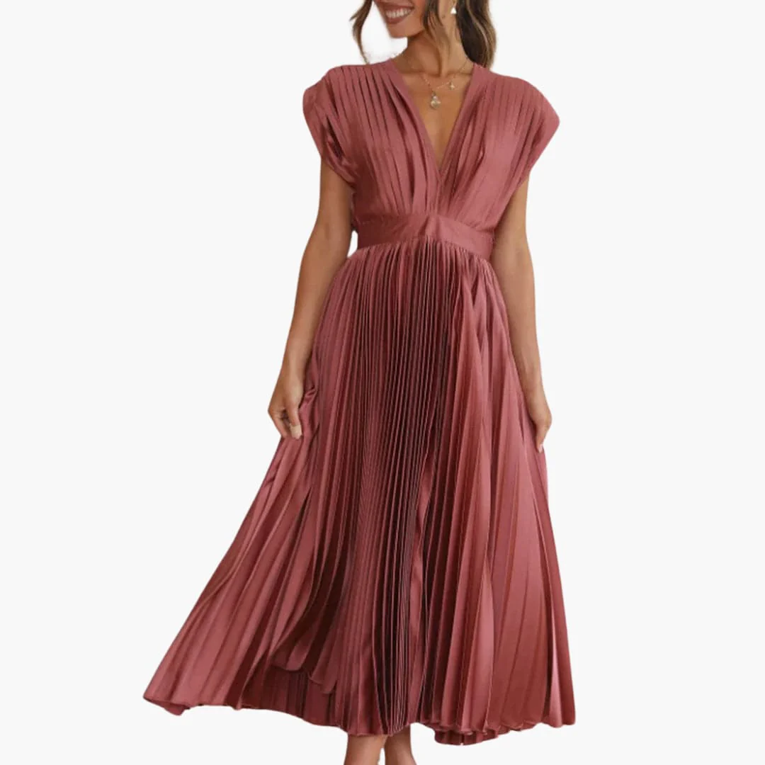 Elegantes Midikleid mit V-Ausschnitt - Damen Abendmode Farfetch - Image 6