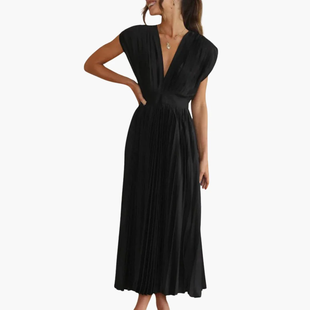 Elegantes Midikleid mit V-Ausschnitt - Damen Abendmode Farfetch - Image 7