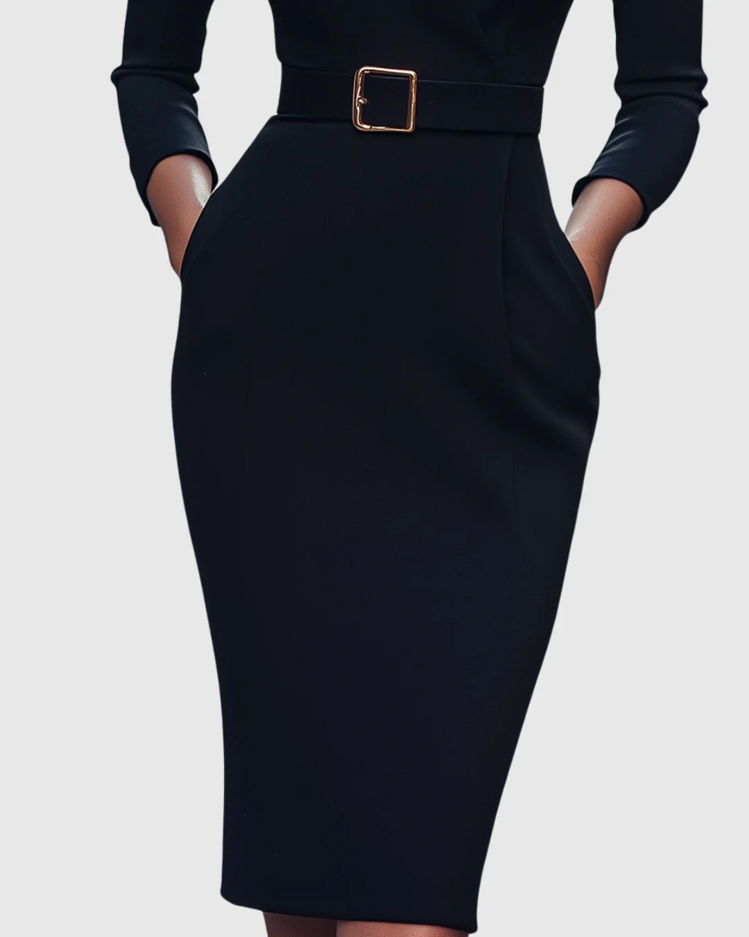 Elegantes Midikleid mit Wickelausschnitt für Damen - Vielseitig und Stilvoll - Image 3