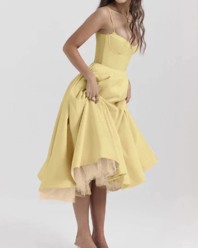 Elegantes Partykleid mit Volumen | Midi - Image 7
