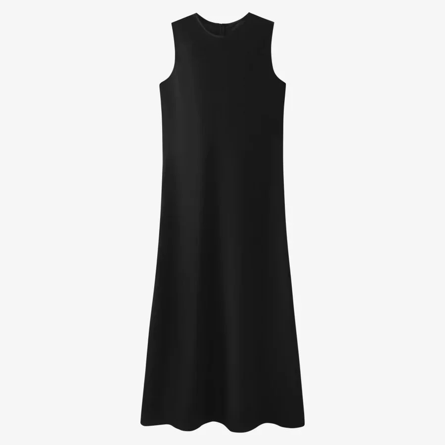 Elegantes Satinkleid - Stricktop-Kombinationsset - Image 12