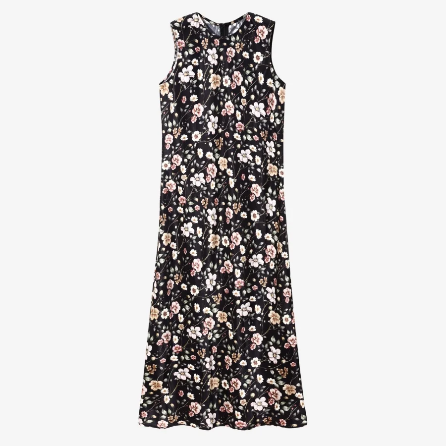 Elegantes Satinkleid - Stricktop-Kombinationsset - Image 15