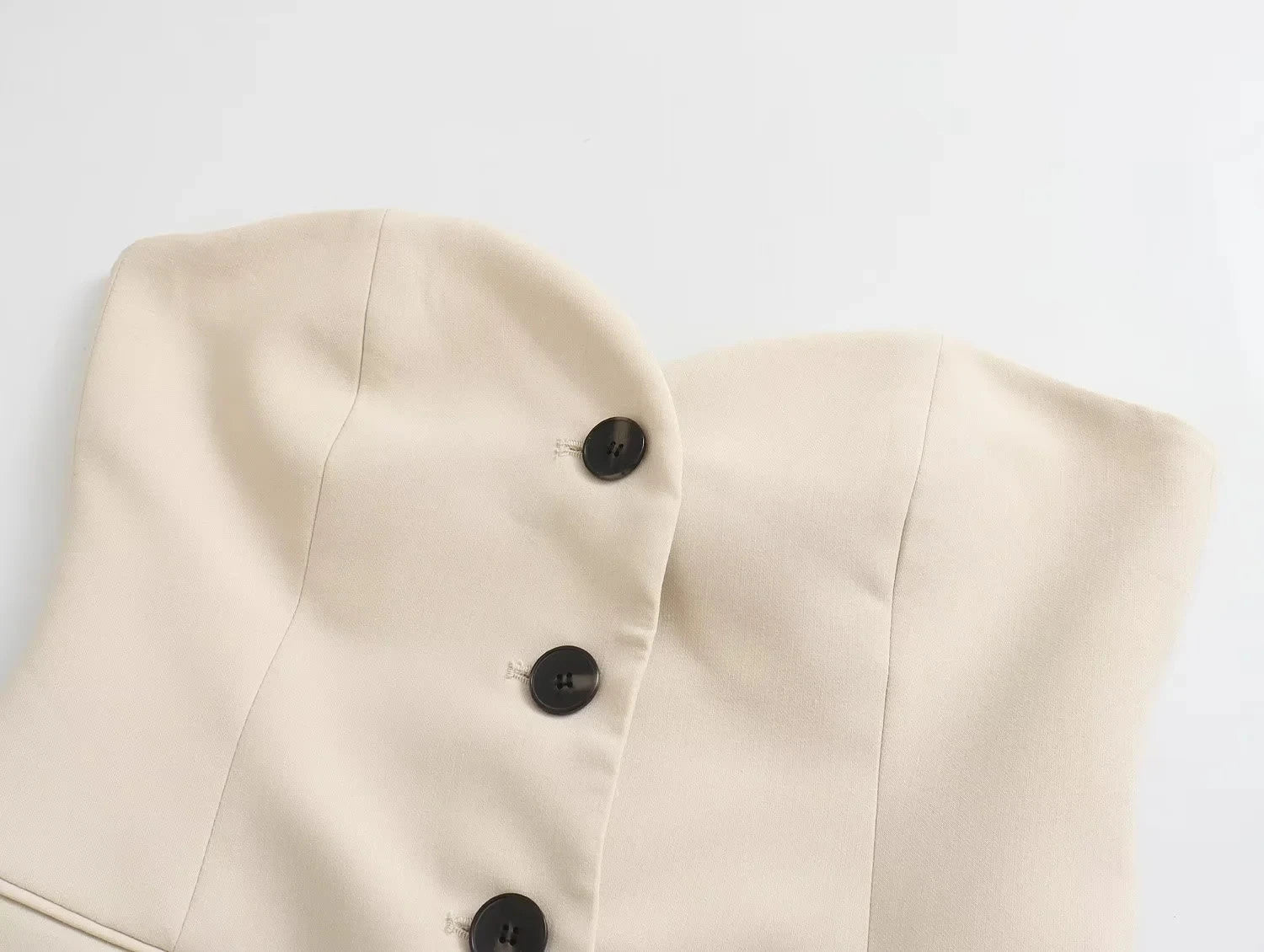 Elegantes Schulterfreies Damen Hosenanzug Set Vintage - Image 10