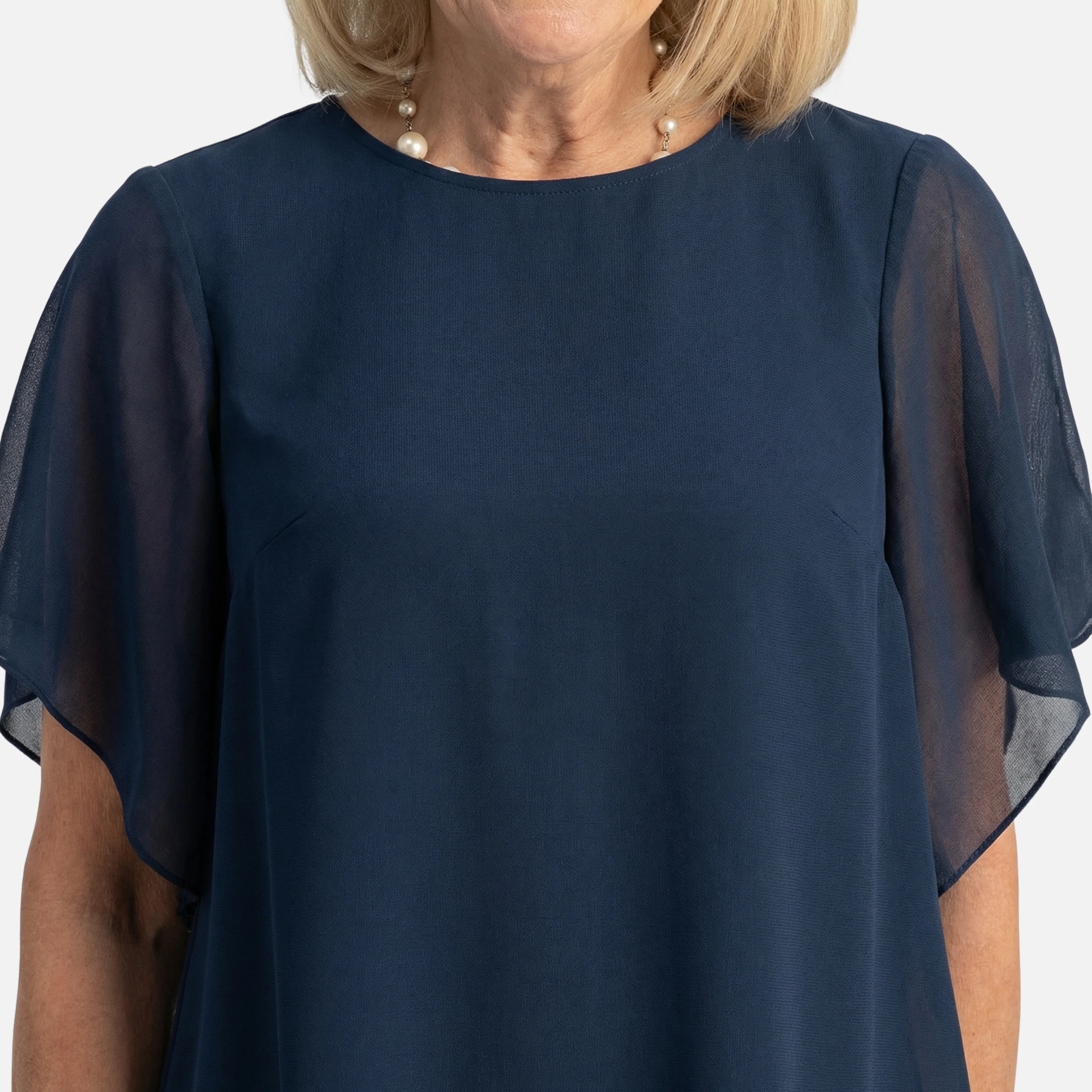 Dörte | Damen Elegantes Set Drapierte Palazzo-Hose Oberteil – Palazzo Set Elegant - Image 4