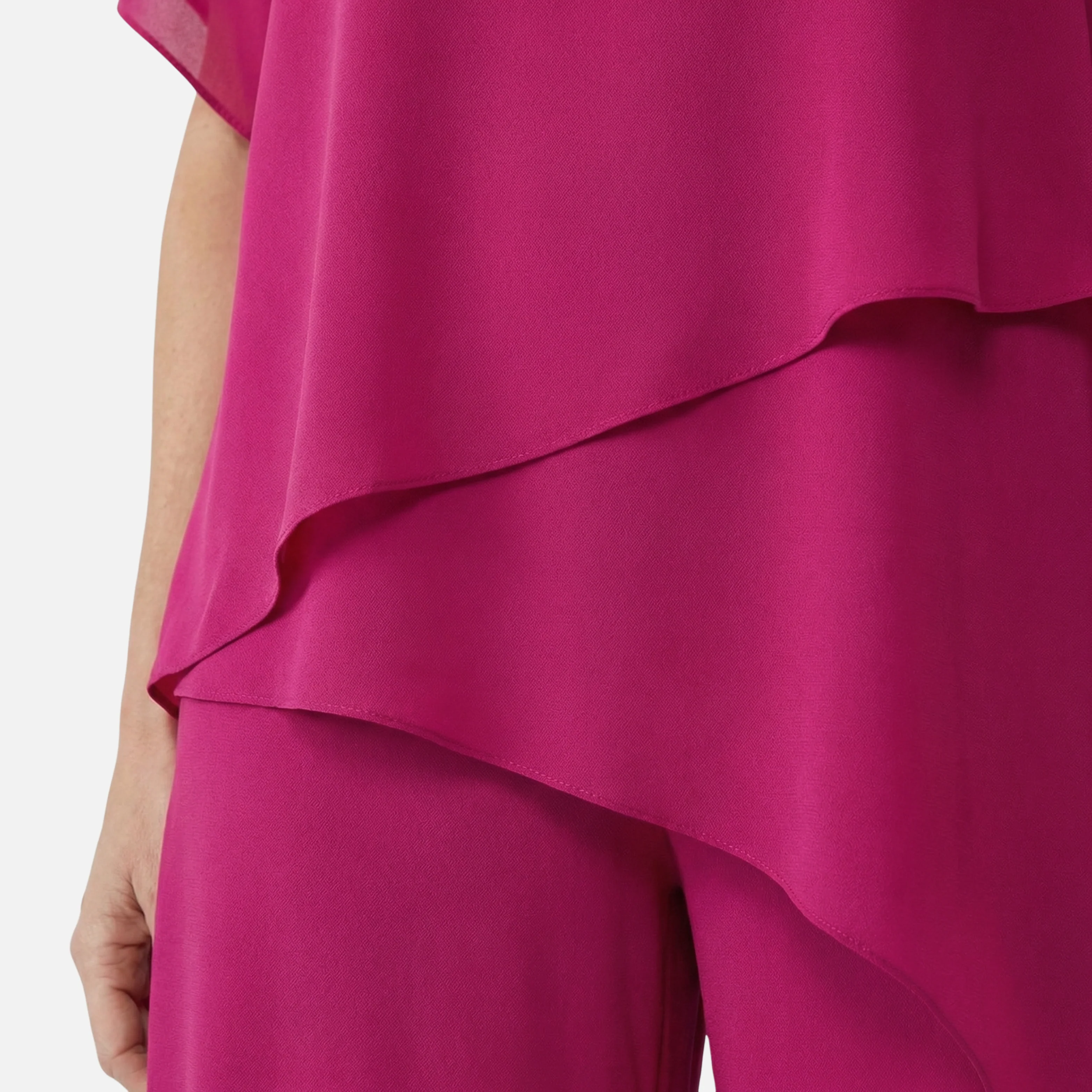 Dörte | Damen Elegantes Set Drapierte Palazzo-Hose Oberteil – Palazzo Set Elegant - Image 5