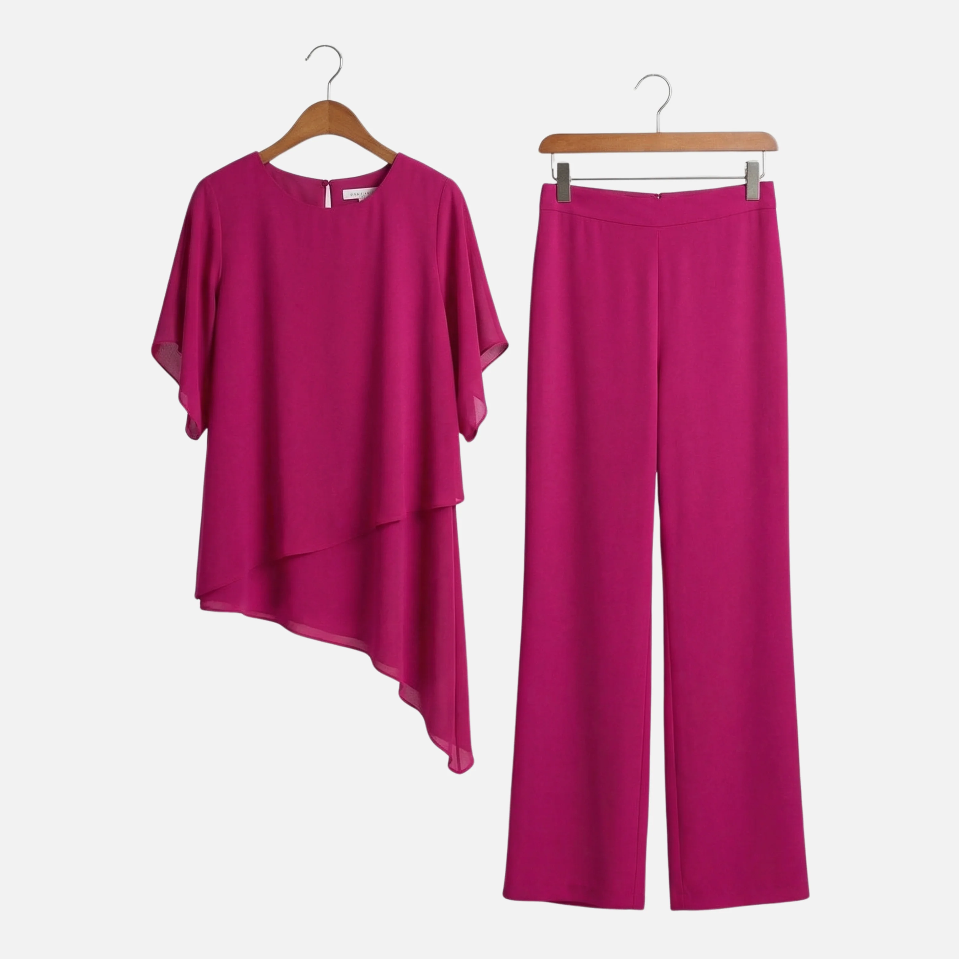 Dörte | Damen Elegantes Set Drapierte Palazzo-Hose Oberteil – Palazzo Set Elegant - Image 7