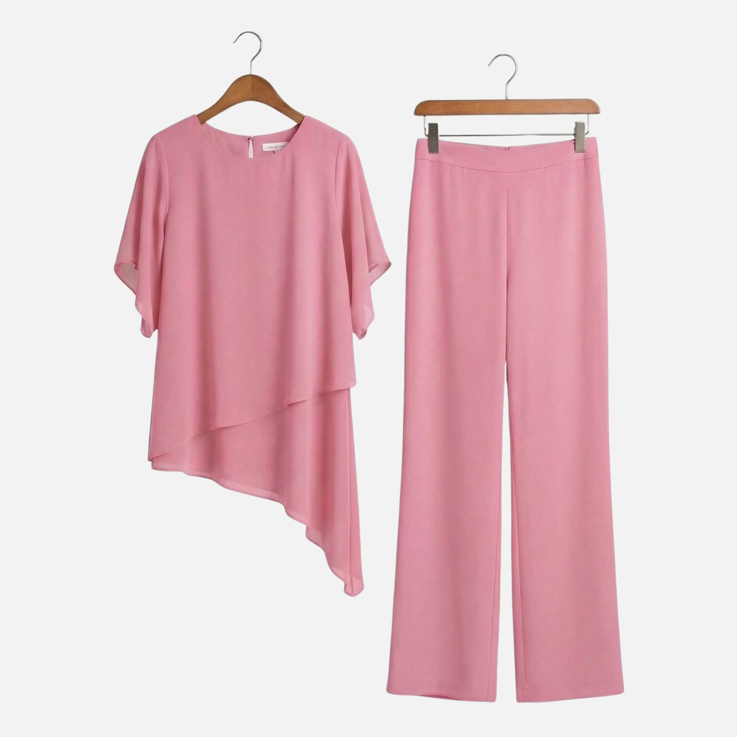 Dörte | Damen Elegantes Set Drapierte Palazzo-Hose Oberteil – Palazzo Set Elegant - Image 9
