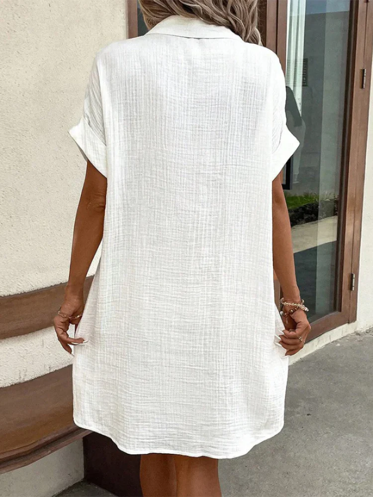 Elegantes Sommer-Hemdkleid für Damen | Mini - Image 7