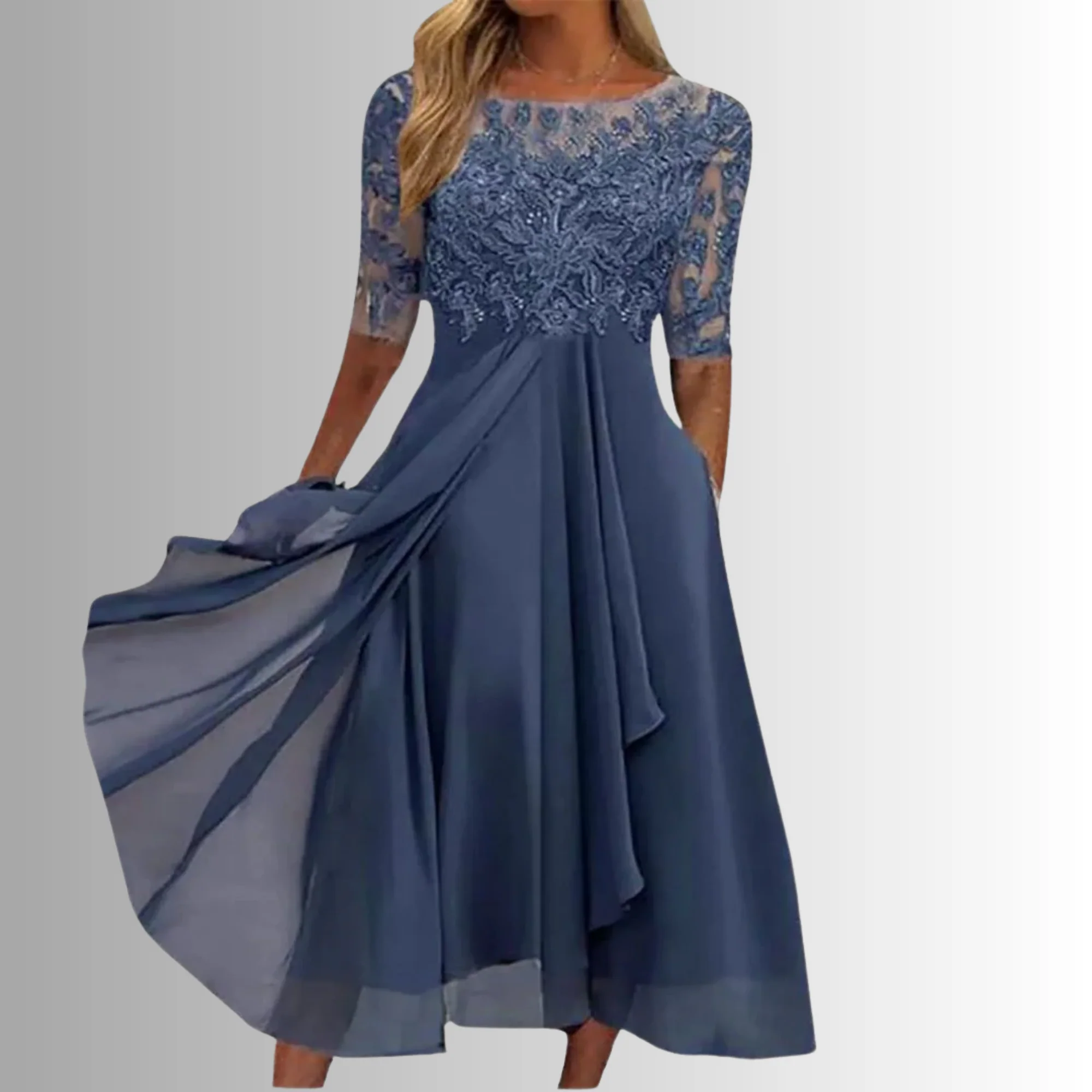 Elegantes Spitzenkleid für Frauen – Zeitloses Design für besondere Anlässe - Image 2