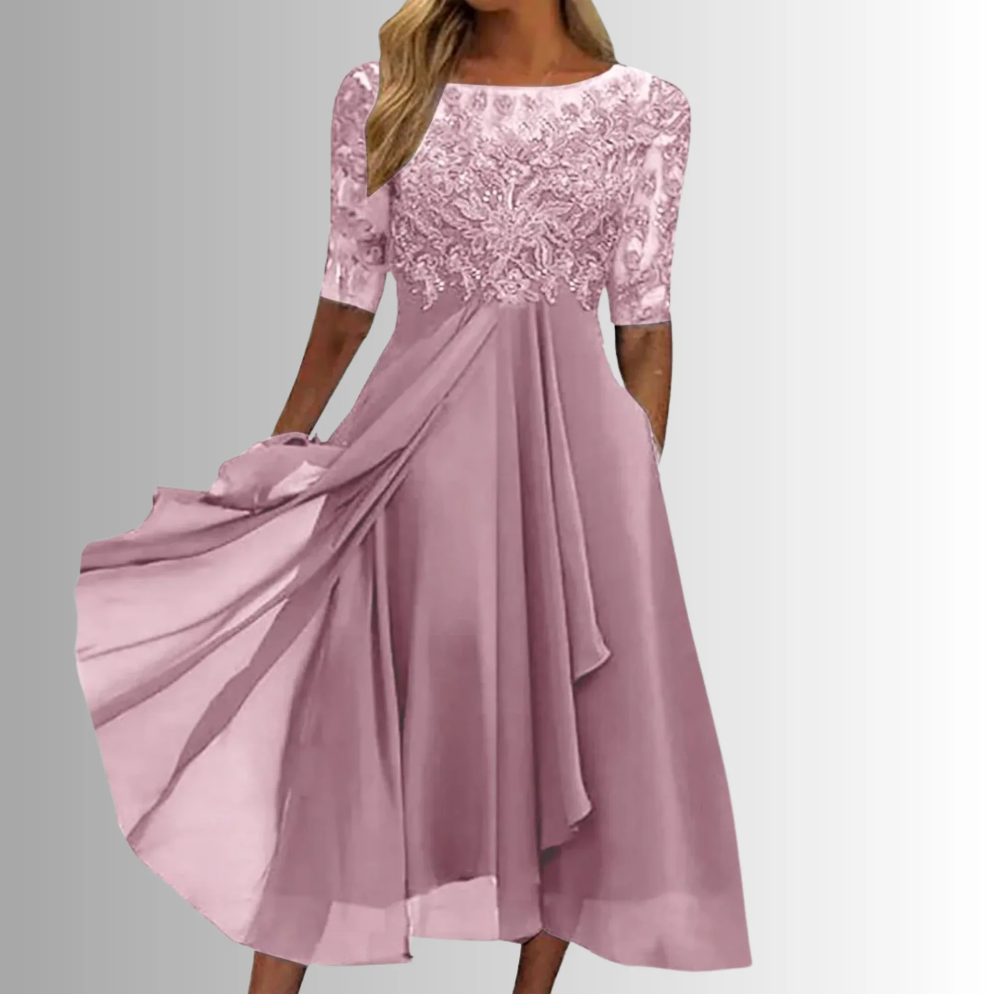 Elegantes Spitzenkleid für Frauen – Zeitloses Design für besondere Anlässe - Image 3