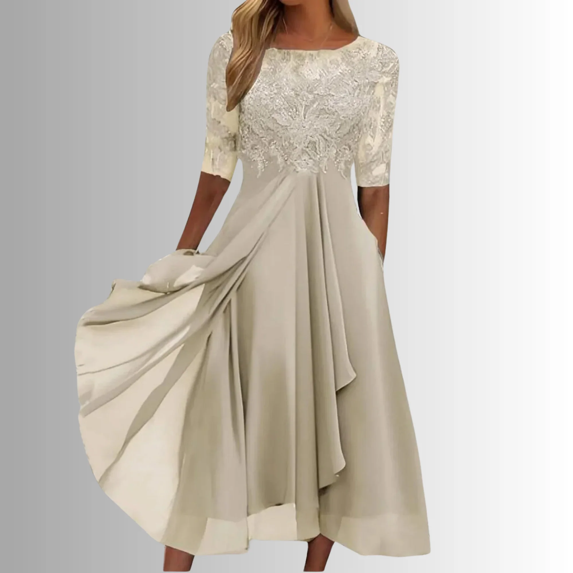 Elegantes Spitzenkleid für Frauen – Zeitloses Design für besondere Anlässe - Image 4