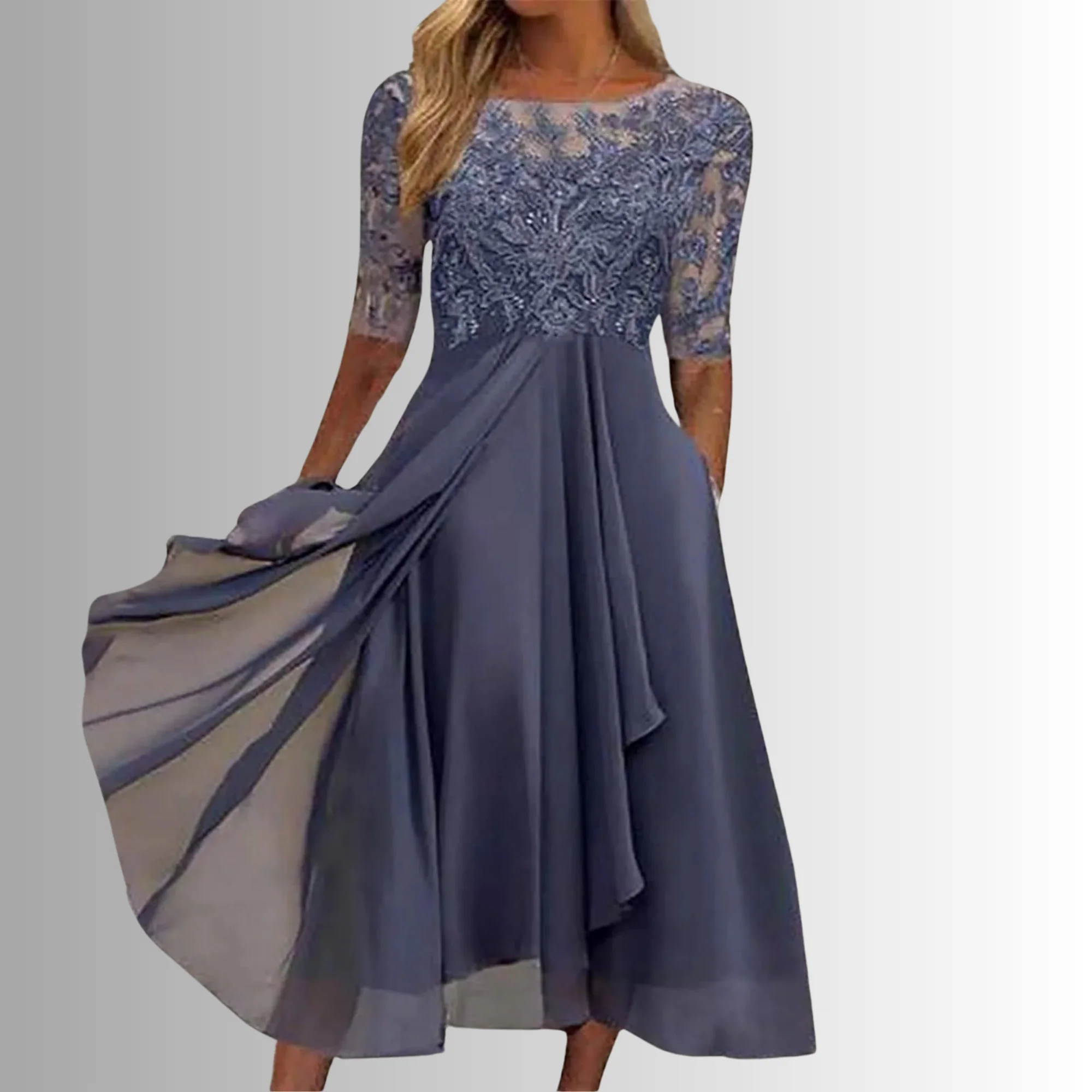 Elegantes Spitzenkleid für Frauen – Zeitloses Design für besondere Anlässe - Image 6