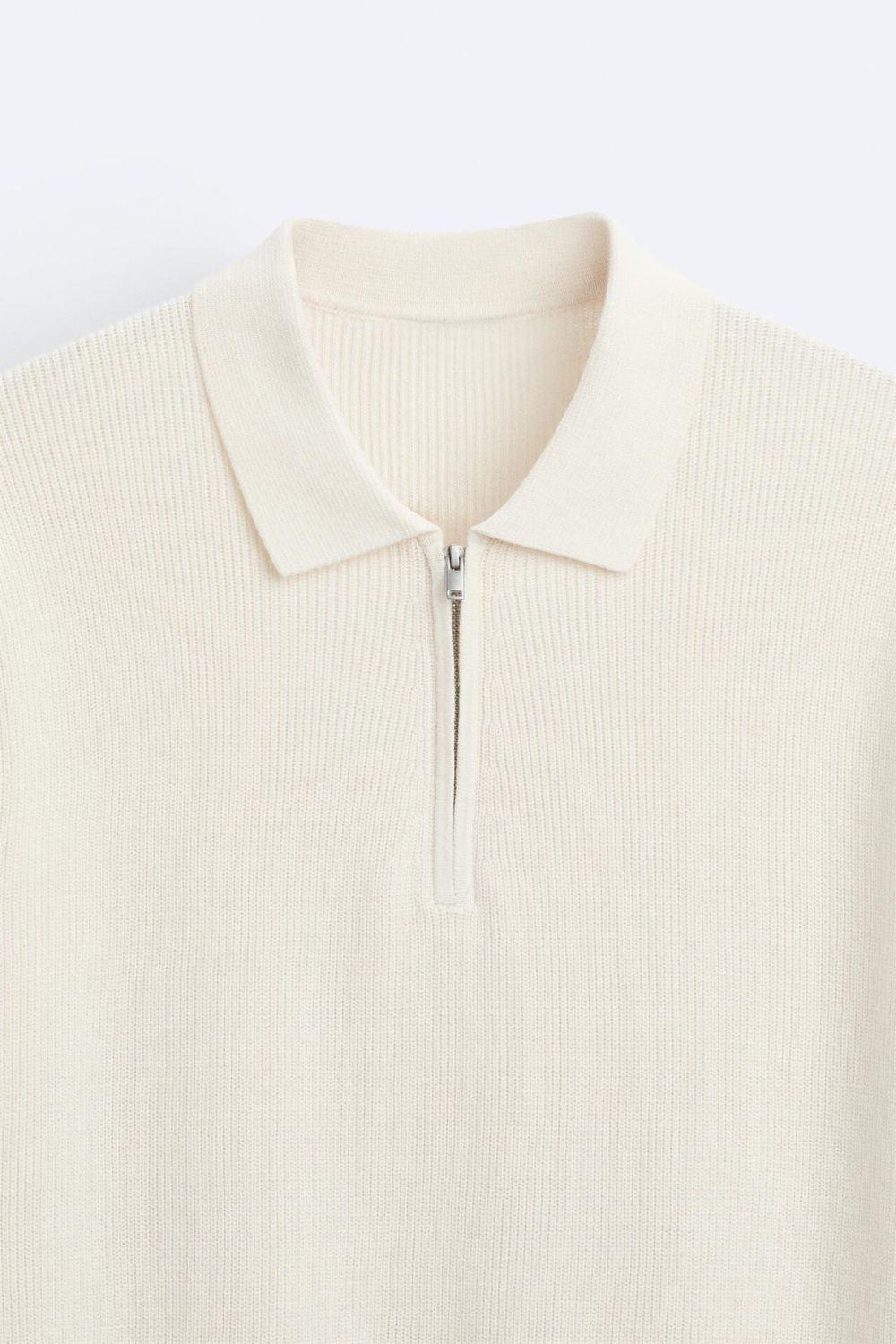 Elegantes Strickpolo mit Reißverschluss - Image 4