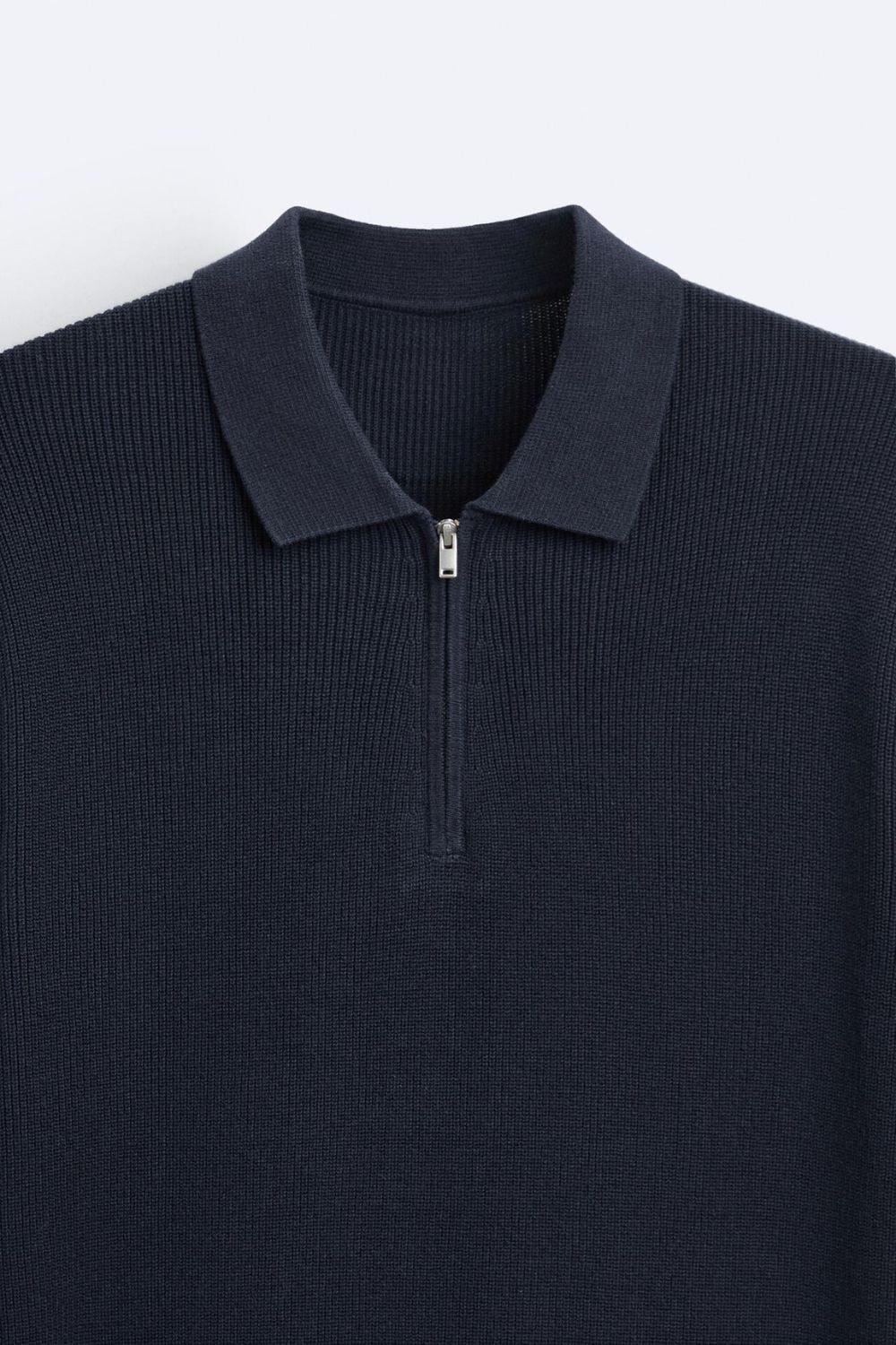 Elegantes Strickpolo mit Reißverschluss - Image 6
