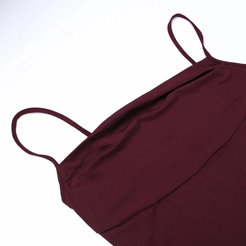 Elegantes tailliertes langes Damenkleid mit dünnen Trägern - Image 4