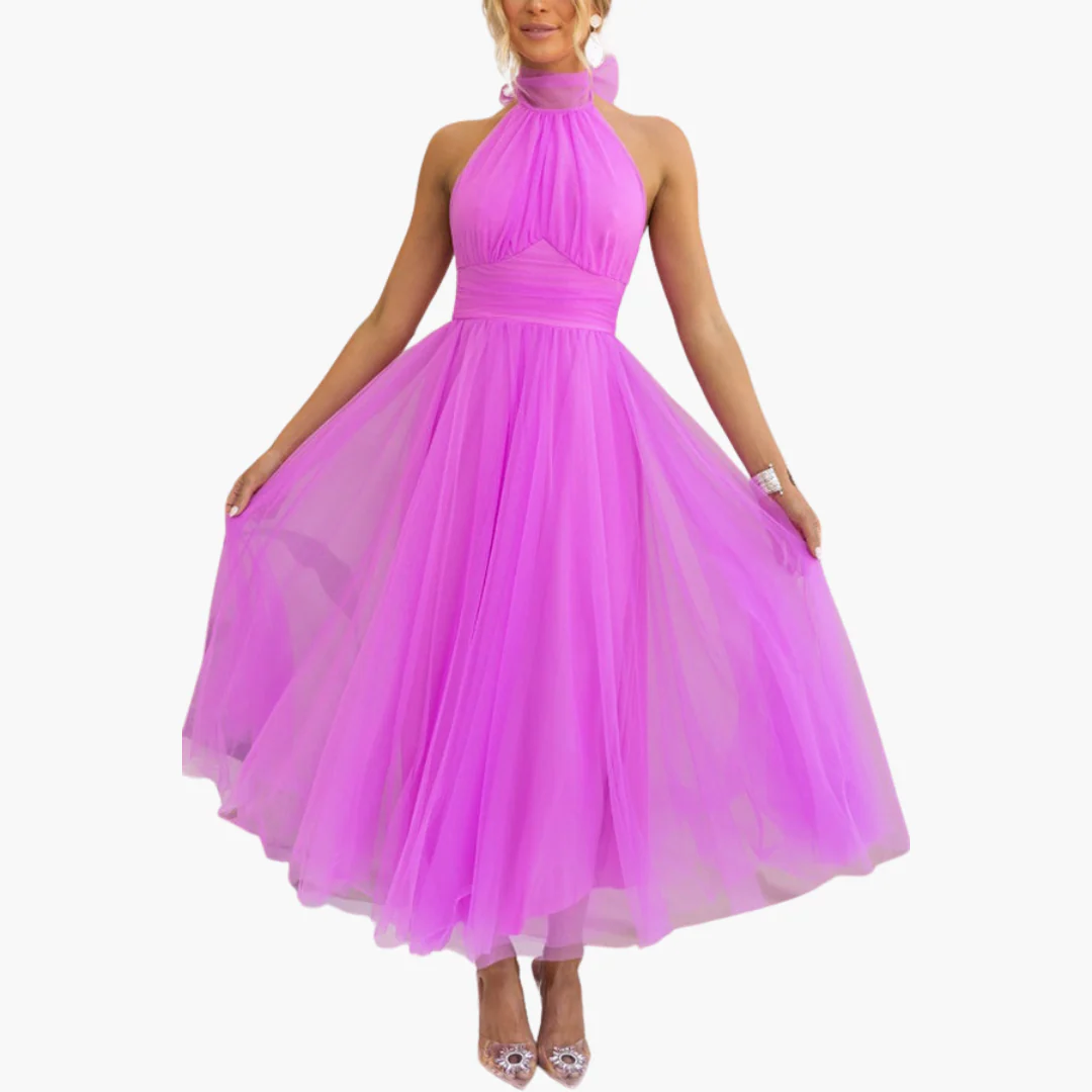 Elegantes Tüllkleid für Damen - Perfekt für festliche Anlässe - Image 11