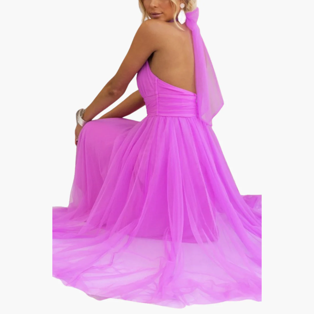 Elegantes Tüllkleid für Damen - Perfekt für festliche Anlässe - Image 3