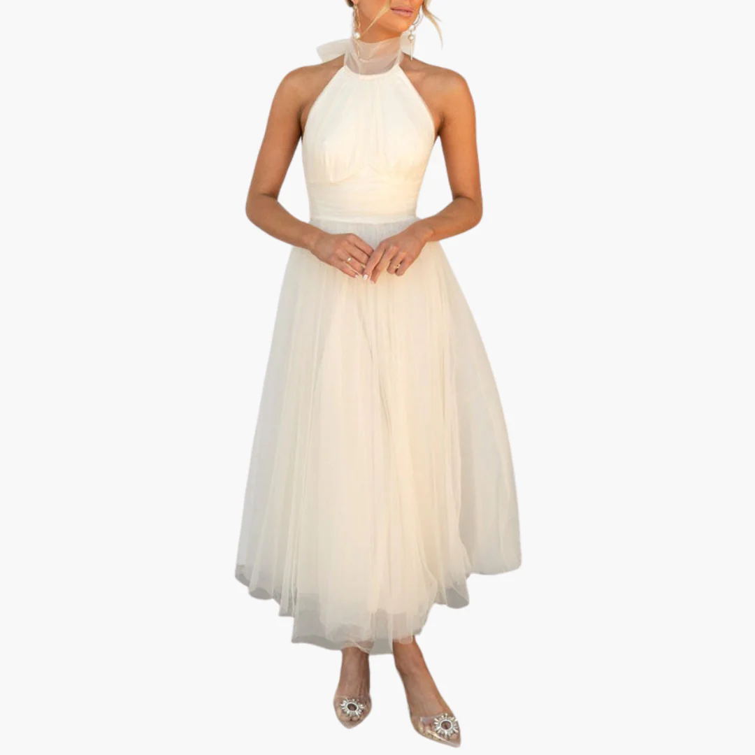 Elegantes Tüllkleid für Damen - Perfekt für festliche Anlässe - Image 4