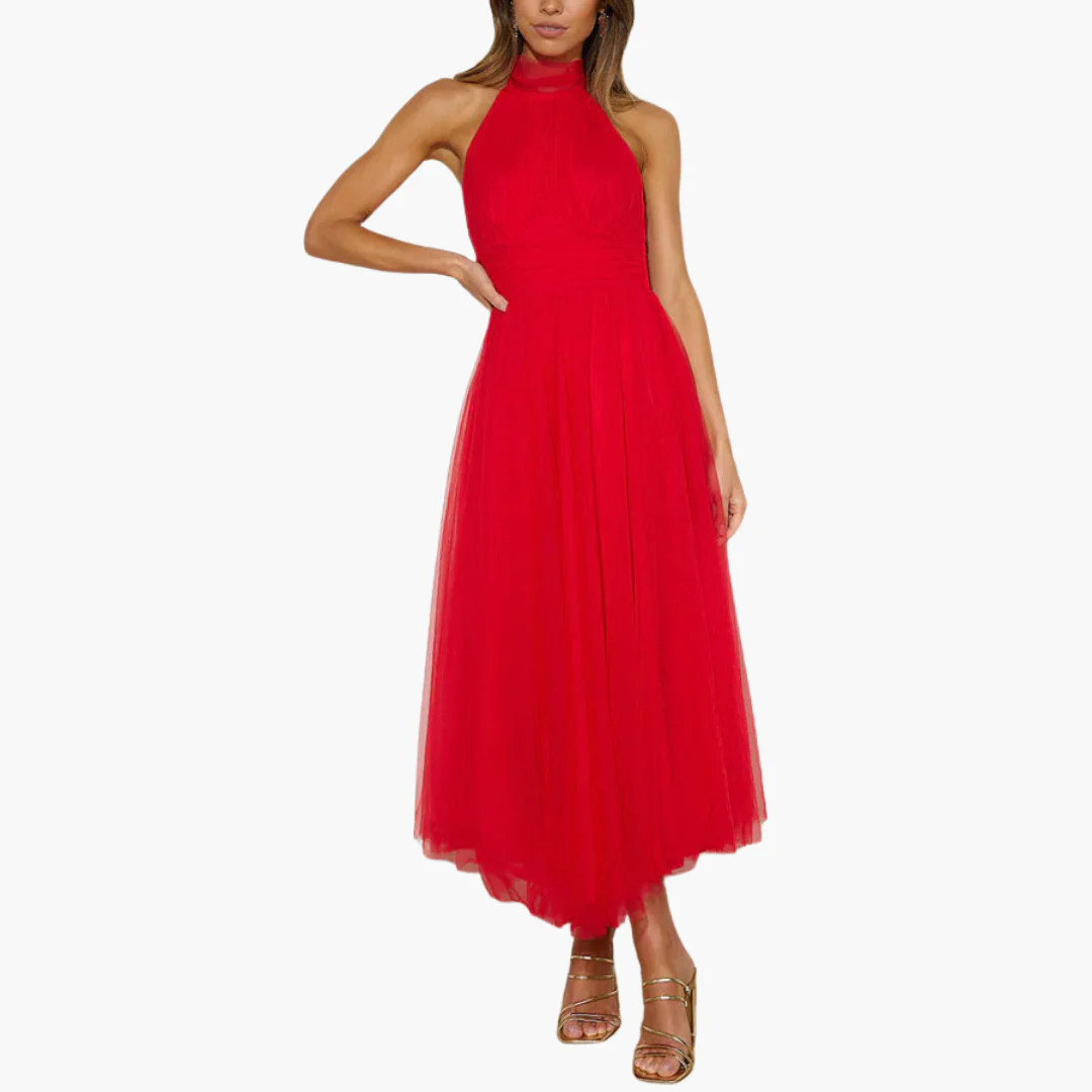 Elegantes Tüllkleid für Damen - Perfekt für festliche Anlässe - Image 7