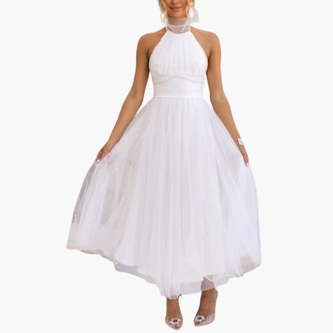 Elegantes Tüllkleid für Damen - Perfekt für festliche Anlässe - Image 8