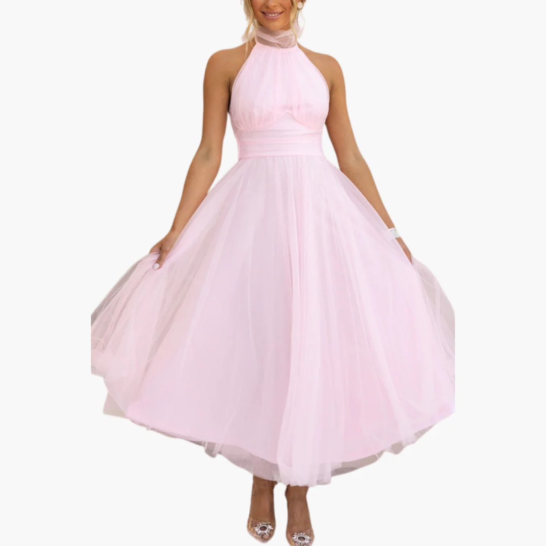 Elegantes Tüllkleid für Damen - Perfekt für festliche Anlässe - Image 9