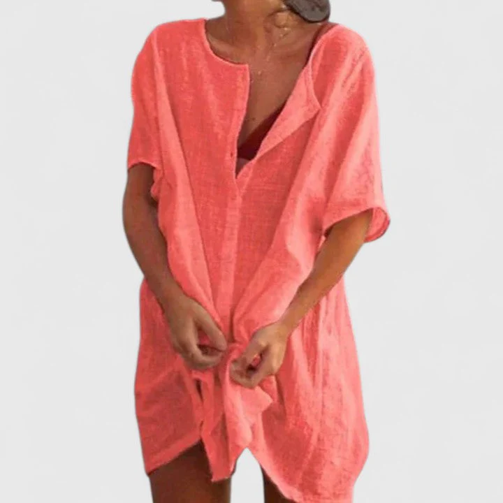 Elegantes Tunikakleid Damen – Sommerkleid für Jeden Anlass, Vielseitig und Schmeichelhaft, Perfekt für Warme Tage - Image 10