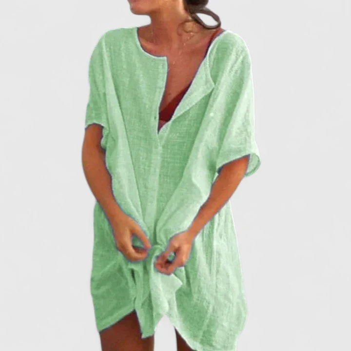 Elegantes Tunikakleid Damen – Sommerkleid für Jeden Anlass, Vielseitig und Schmeichelhaft, Perfekt für Warme Tage - Image 2
