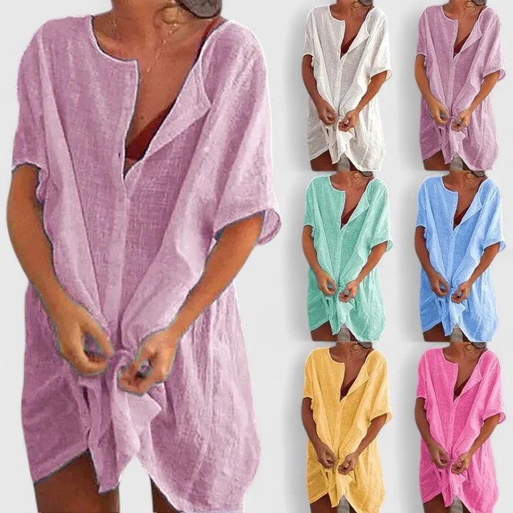 Elegantes Tunikakleid Damen – Sommerkleid für Jeden Anlass, Vielseitig und Schmeichelhaft, Perfekt für Warme Tage - Image 3