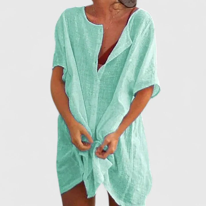 Elegantes Tunikakleid Damen – Sommerkleid für Jeden Anlass, Vielseitig und Schmeichelhaft, Perfekt für Warme Tage - Image 7